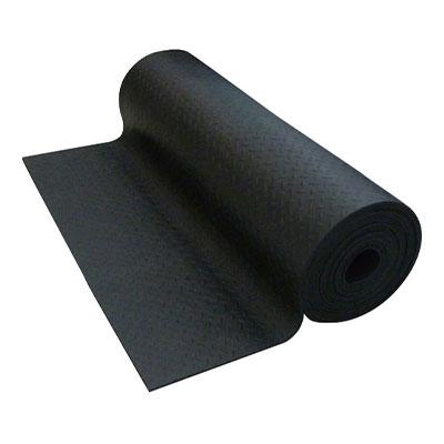 カーボーイ ゴムクッションロール巻 疲労軽減 すべり止め 長さ10m ブラック | TRUSCO中山