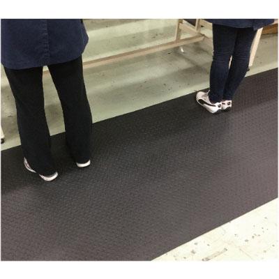 カーボーイ ゴムクッションロール巻 疲労軽減 すべり止め 長さ10m ブラック | TRUSCO中山 | 03