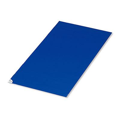 AS 帯電防止粘着マット 剥がして使う清潔マット 入室前の埃落とし ブルー 幅450×長さ900mm | TRUSCO中山