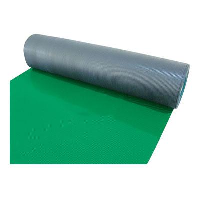 TRUSCO 塩ビマット グリーン エンボス加工 滑りにくい 幅0.915×長さ20m×厚さ1.5mm | TRUSCO中山