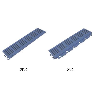 オプション ミヅシマ スーパーチェッカー 中フチ ブルー 幅75×長さ300mm | TRUSCO中山 | 01