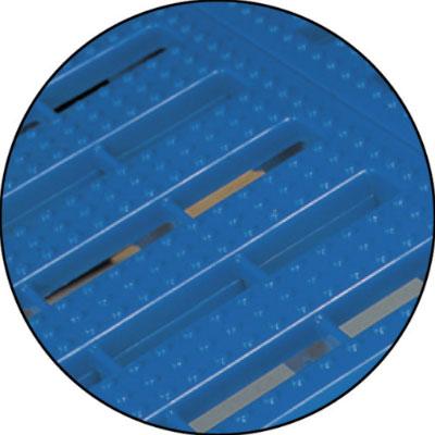 オプション リス セパレートスノコ用スロープ縁駒 ブルー | TRUSCO中山 | 01