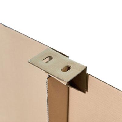 TRUSCO 段ボールパーティション 簡単組立 自治体 事業所 災害時備蓄品 BCP対策 組み立て時サイズ 幅7600×奥行210×高さ1500mm | TRUSCO中山 | 02