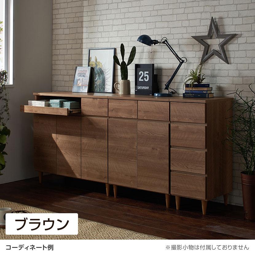 バリュテック・インターナショナル 北欧風キャビネットシリーズ PC90タイプ 完成品 幅900×奥行430×高さ840mm |  | 04