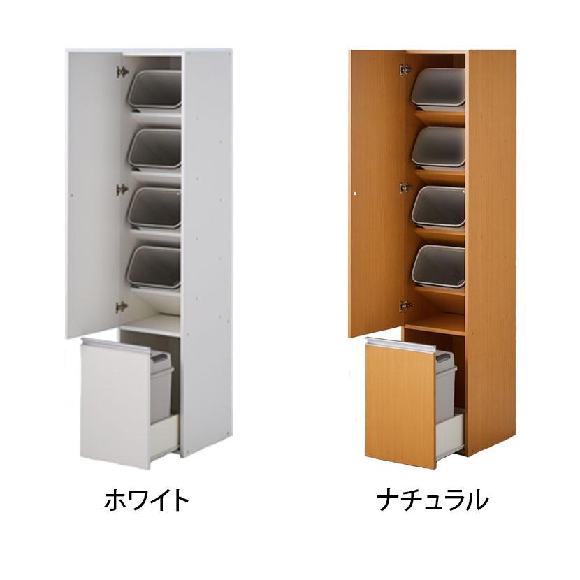 バリュテック・インターナショナル タワー型5分別ダストボックス ペール 15L×4個/20L×1付属 幅370×奥行445×高さ1800mm_1