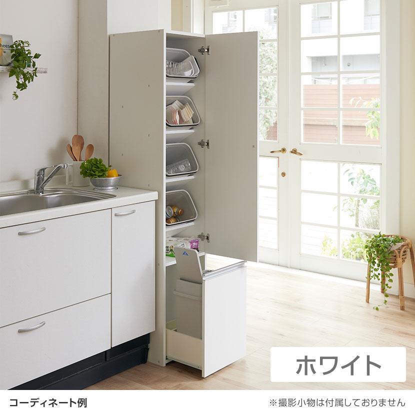 バリュテック・インターナショナル タワー型5分別ダストボックス ペール 15L×4個/20L×1付属 幅370×奥行445×高さ1800mm_4