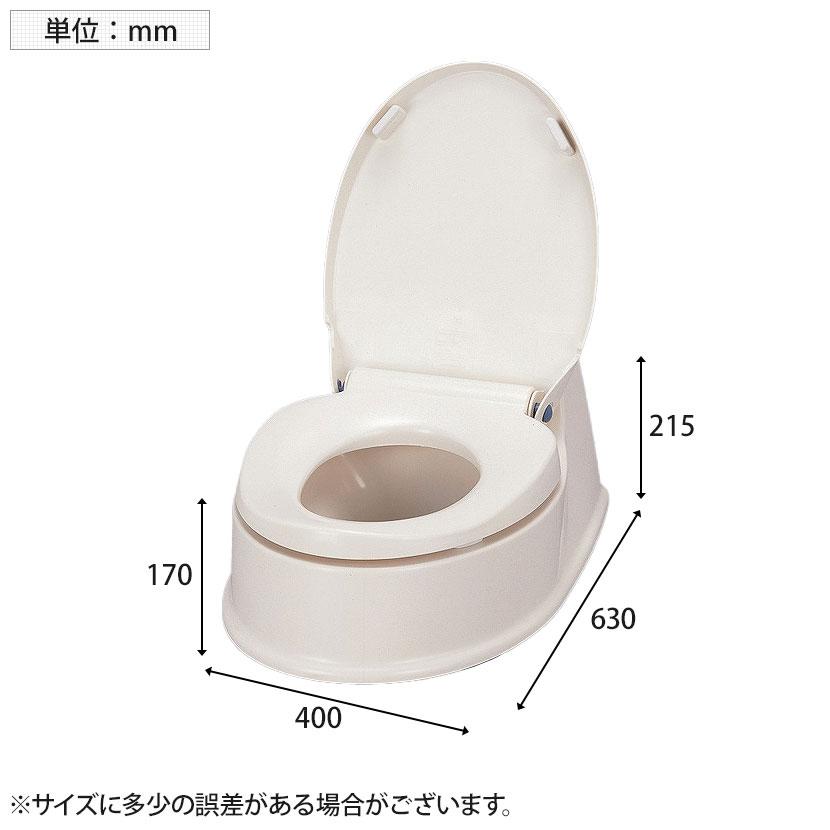 ウェルファン サニタリエースHG両用式 和式トイレを洋式に 介護用品 簡易トイレ 簡単トイレ 排泄関連 非常用 介助 高齢者 防災 災害 抗菌加工の画像