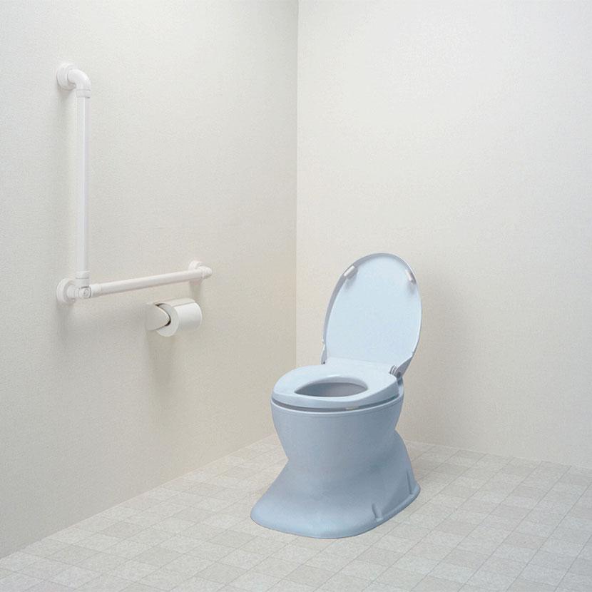 ウェルファン サニタリエースHG据え置き 和式トイレを洋式に 介護用品 簡易トイレ 簡単トイレ 排泄関連 非常用 介助 高齢者 防災 災害 抗菌加工の画像