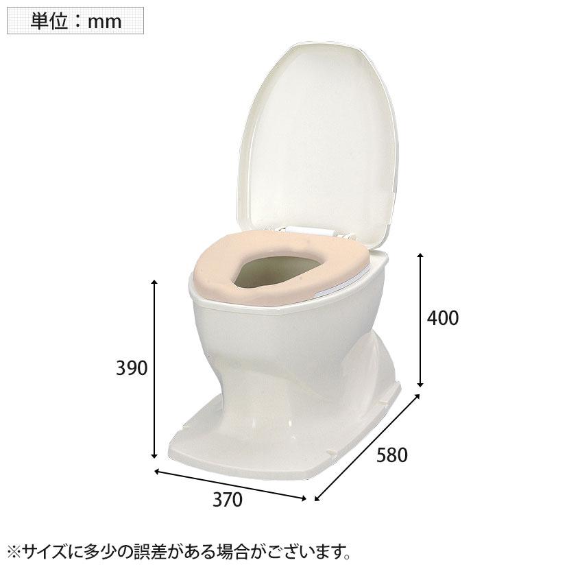 ウェルファン サニタリエースODソフト便座据え置き式/アイボリー 和式トイレを洋式に 簡易トイレ 介護 トイレ 便座 便座クッション 介護用品の画像