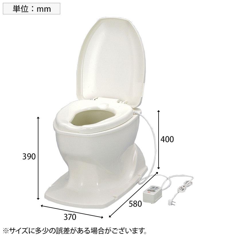 ウェルファン サニタリエースOD暖房便座据え置き式/アイボリー 和式トイレを洋式に 簡易トイレ 介護 トイレ 便座 便座クッション 介護用品の画像