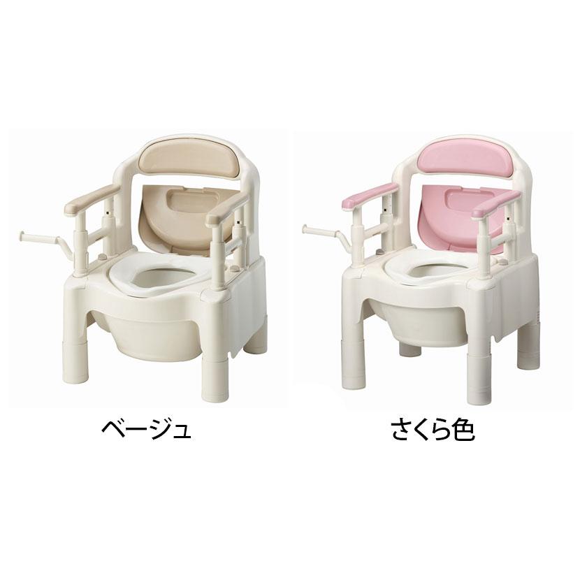 ウェルファン ポータブルトイレ FX-CP 補高スペーサーなし 介護用品 簡易トイレ 簡単トイレ 排泄関連 非常用 介助 高齢者 防災 災害 抗菌加工 | ウェルファン | 01