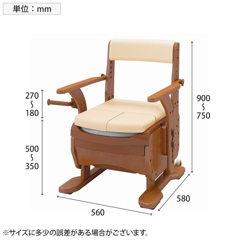Welfan 家具調トイレ スリムレット ウェルファン 家具調トイレ セレクトR ひじかけノーマル/幅ワイド/標準