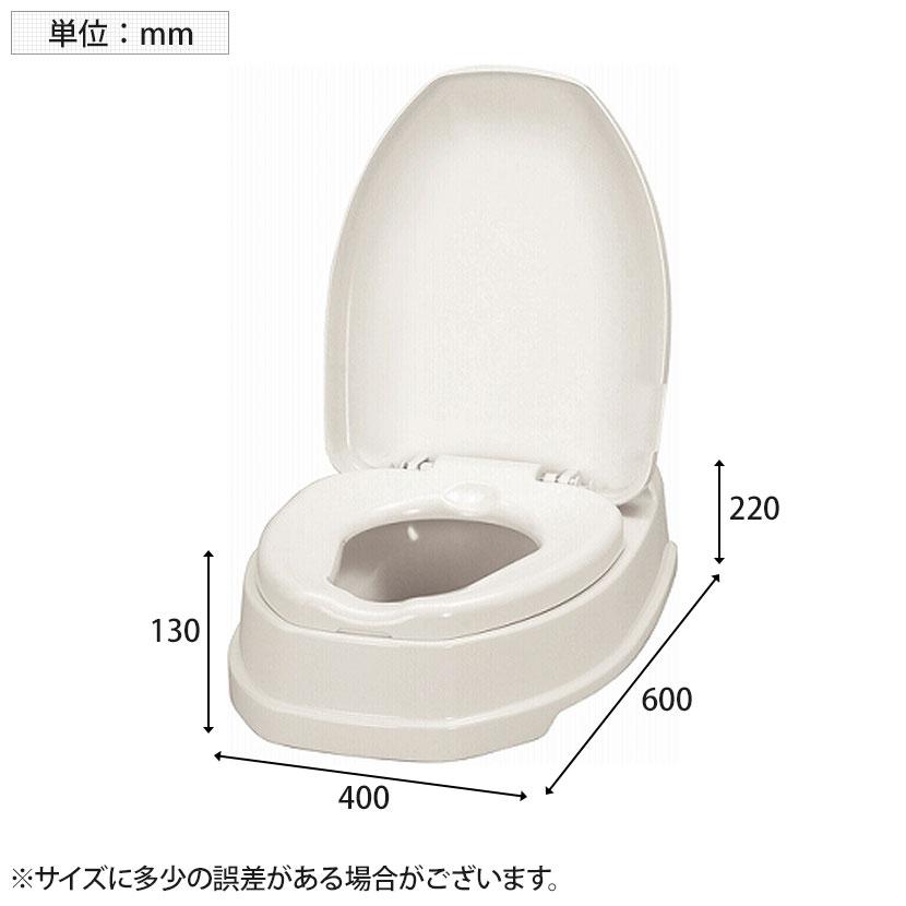 ウェルファン サニタリエースOD両用式/アイボリー 和式トイレを洋式に 簡易トイレ 介護 トイレ 便座 便座クッション 介護用品の画像