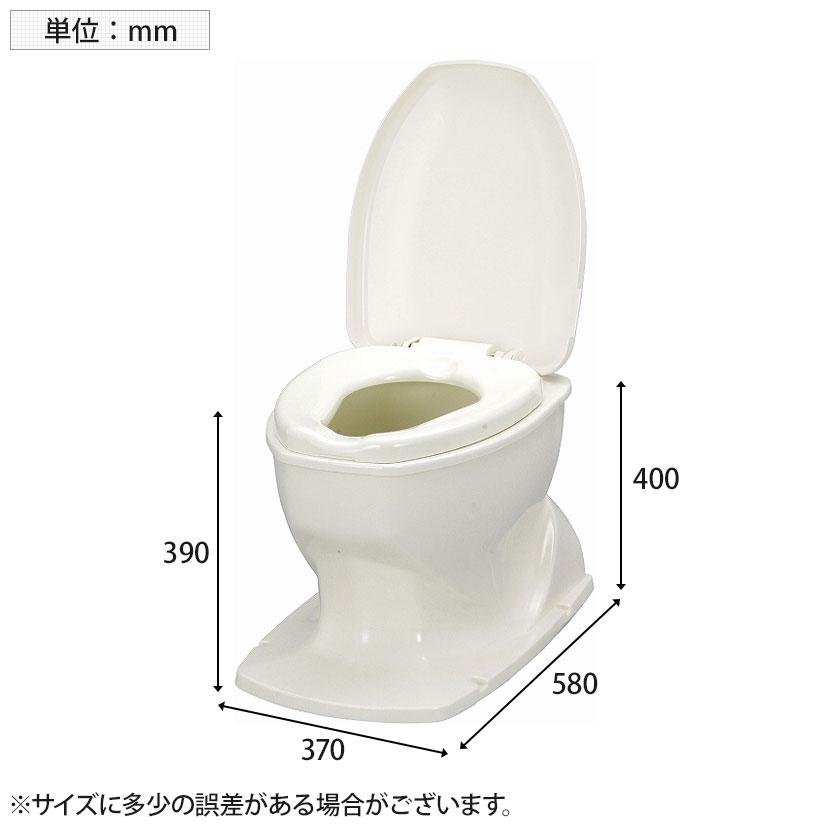 ウェルファン サニタリエースOD据え置き式/アイボリー 和式トイレを洋式に 簡易トイレ 介護 トイレ 便座 便座クッション 介護用品の画像