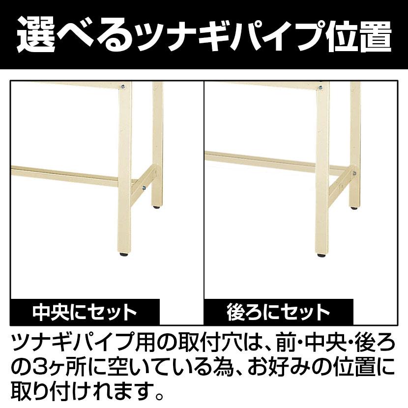 山金工業 中量作業台 耐荷重500kg メラミン天板 ワークテーブル 500シリーズ SJMH-960 幅900×奥行600×高さ900mm_3