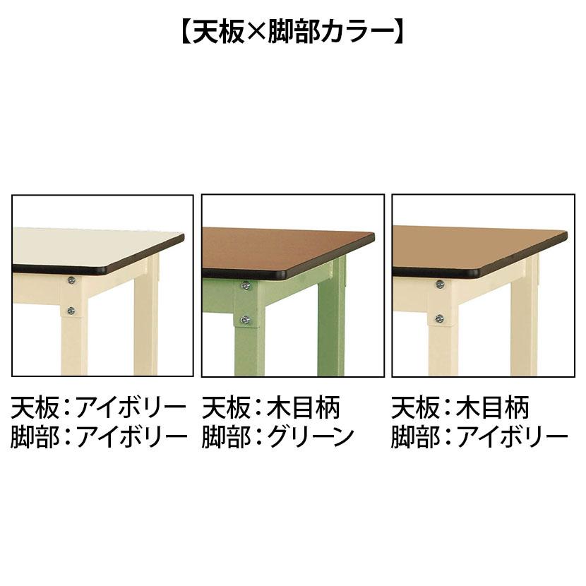 山金工業 中量作業台 キャスター付き 全体耐荷重320kg メラミン天板 ワークテーブル 800シリーズ 移動式 SVMC-1575 幅1500×奥行750×高さ740mm_2