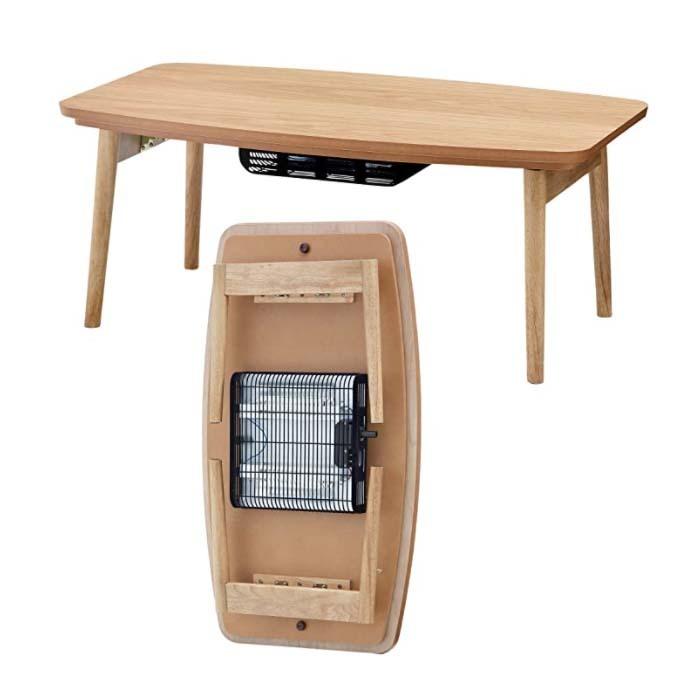 AZUMAYA こたつテーブル コタツ エルフィ オーク 901OAK : オフィス