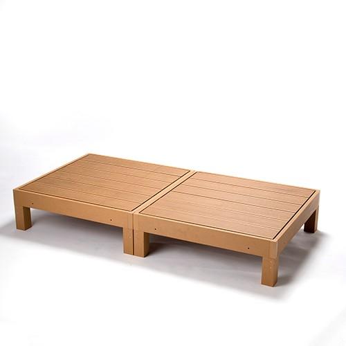ウッドデッキ 幅900mm 奥行900mm 高さ280mm 縁台 ぬれ縁 人工木 ウッドデッキ 幅900mm 奥行900mm 高さ280mm 縁台 ぬれ縁 人工木