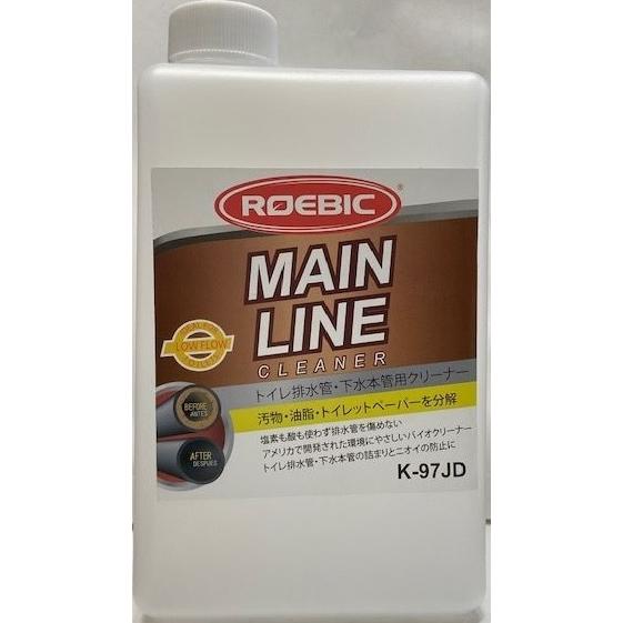 トイレつまり 直し方 洗剤 ロービック K-97JD 946ml トイレ排水管クリーナー 中性 K97JD オフィスイオマン 限定ボトルで販売