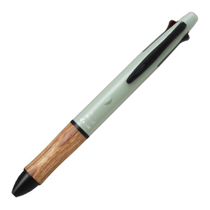 ウッド PILOT 多機能ペン フォープラスワン アースカラー メドウ