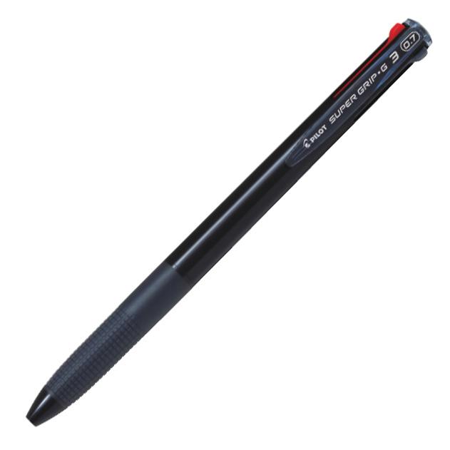 【驚きの価格が実現！】 PILOT 多色ボールペン スーパーグリップG3 0.7mm ブラック BKSG-30F-B パイロット SUPER GRIP G3 ボールペン