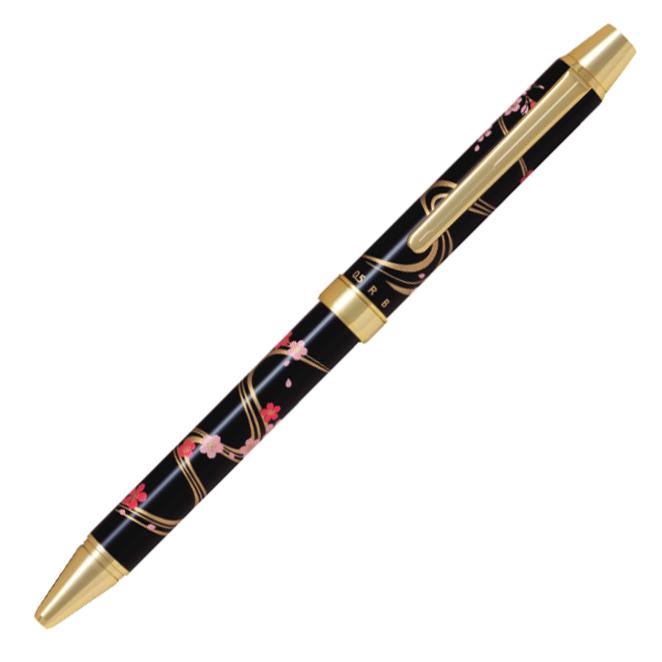 雅絵巻 PILOT 多機能ペン ツープラスワン雅絵巻 流水桜 BTHM-3SR-RS