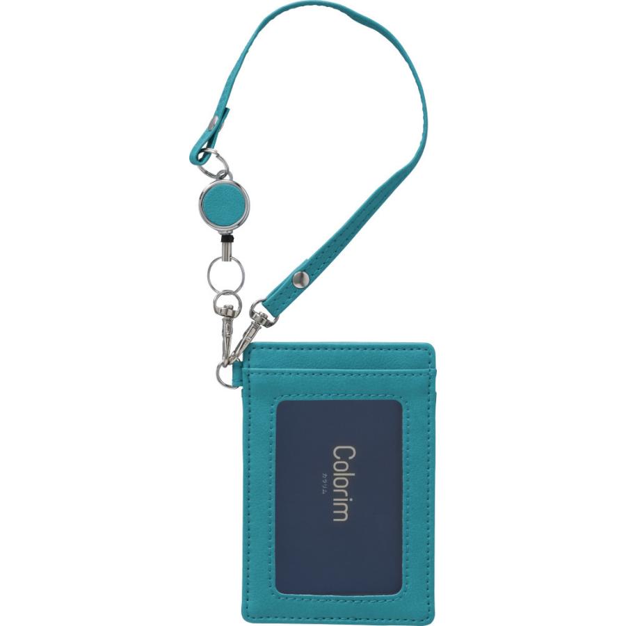 PILOT（パイロット） リール付シングルパス入 カラリム ターコイズブルー CRPP-1-TL 定期入れ Colorim : 万年筆の専門店 ...