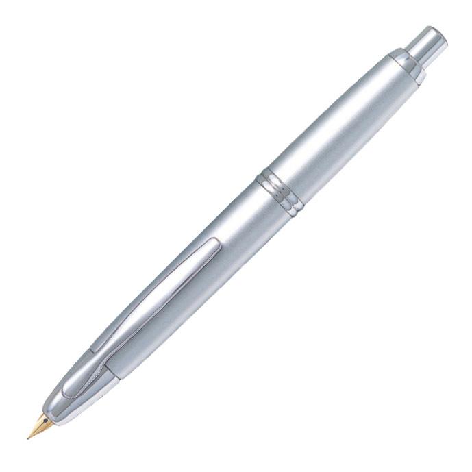 キャップレス PILOT 万年筆 シルバー 細字 FCN-1MR-S-F パイロット