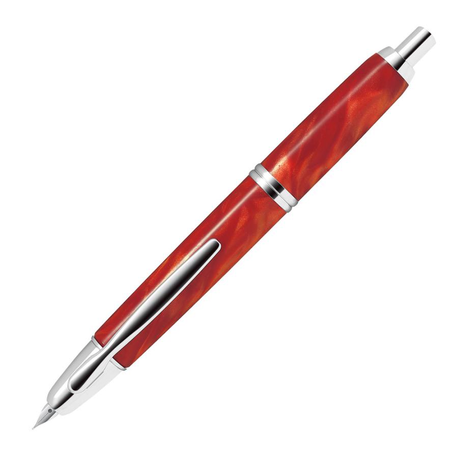 キャップレス PILOT 万年筆 キャップレスSE マーブルオレンジ FCSE-3MR