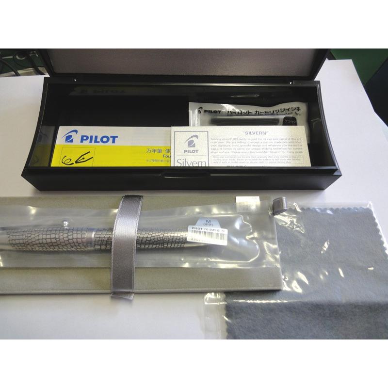 シルバーン PILOT 万年筆 石だたみ FK-5MS-ID パイロット高級筆記具