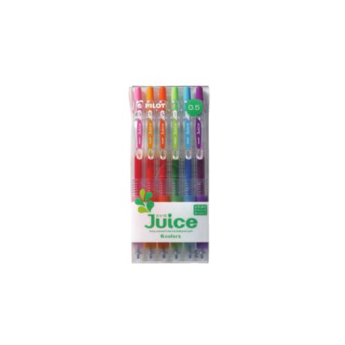 ジュース PILOT ゲルインキボールペン ジュース05 極細0.5mm 6色セット