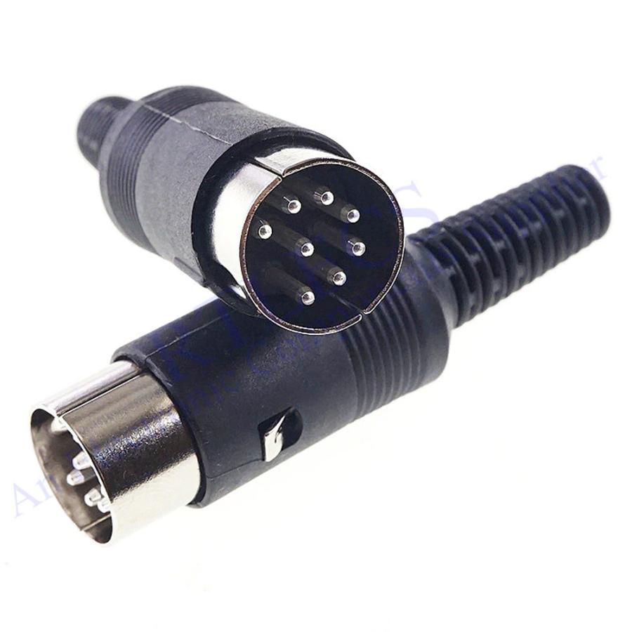 8ピン DINプラグ 2個セット 無線機 FT8 ACC 電子工作 爆買 : Office-K