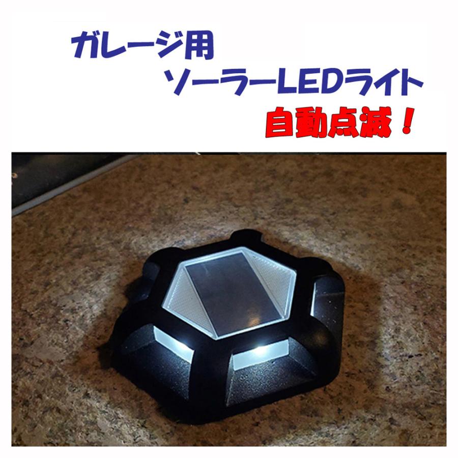 ガレージ用 ソーラーLED太陽光 充電 夜間 自動 点灯 照明 爆買
