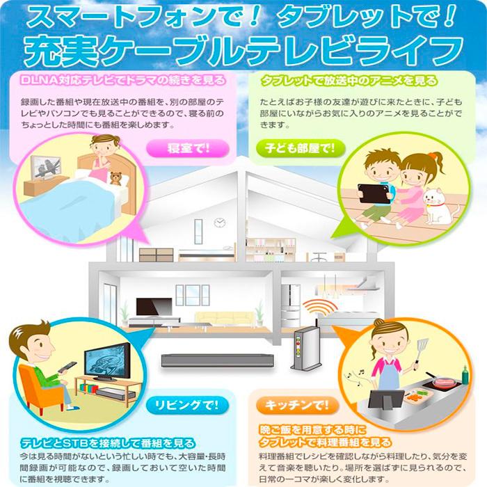 録画機能付 2番組同時録画 TZ-HDW610P HDD500GB CATVデジタルセットトップボックス｜officek-diga｜05