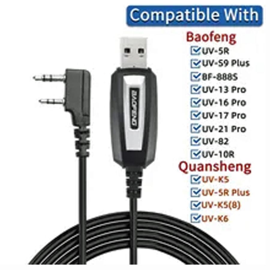 無線機 プログラミングケーブル Baofeng Quansheng UV-K5 UV-K6