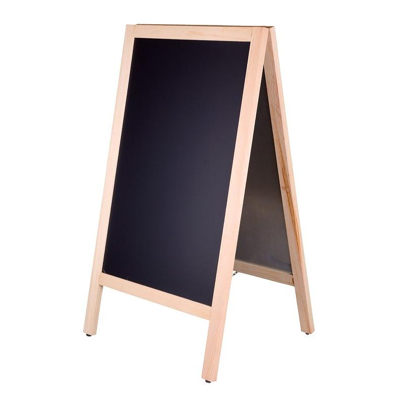 A型看板 両面ブラックボード メニューボート 幅50cm高さ90cm チョーク
