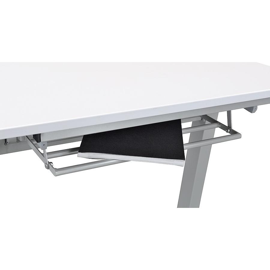 スタックテーブル 跳ね上げ式会議テーブル 幅750奥行450高さ700mm