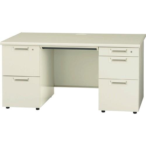 PLUS（プラス） 両袖机 JS-147D-32 W1400 X D700 : オフィス家具ネット