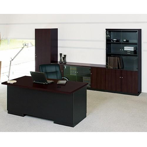 PLUS（プラス） ジョインテックス 役員用家具 両袖机 PJE-1680D 242