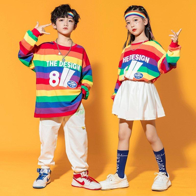 大放出セール キッズダンス衣装 韓国子供服 Hiphop ヒップホップ ステージ衣装 Jazz 応援団 ジャズダンス 練習着 体操服 ダンスウェア 団体服 女の子 男の子 セット Materialworldblog Com