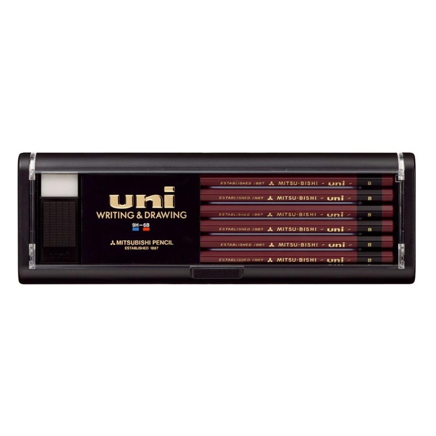 uni（三菱鉛筆） 三菱鉛筆 ユニ鉛筆 B ダース(12本） UB : オフィス