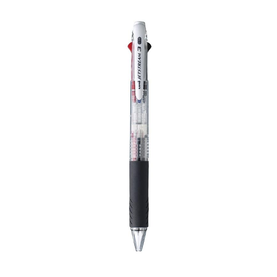 三菱鉛筆 ジェットストリームボールペン 極細0 38mm 3色 透明 Sxe T オフィスランドpaypayモール店 通販 Paypayモール
