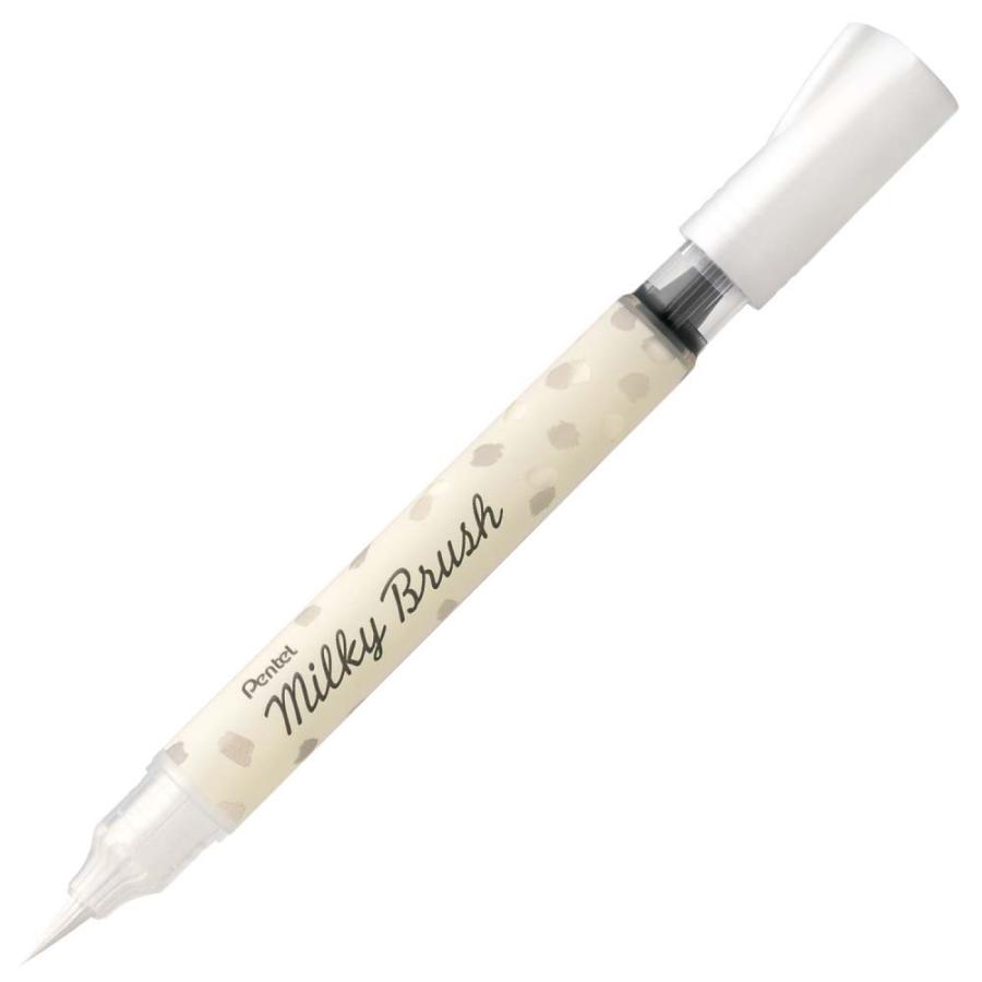 ぺんてる（Pentel） ミルキーブラッシュ Milky Brush ホワイト XGFH-PW