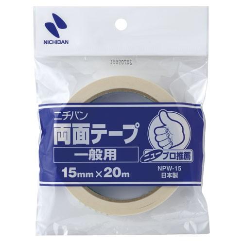 NICHIBAN（ニチバン） ニュープロ推薦 両面テープ NPW-15 : オフィス