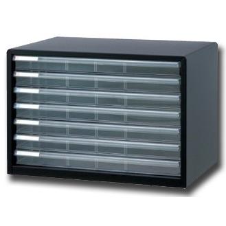 ナカバヤシ＜Nakabayashi＞ アバンテV2 レターケース A3サイズ 浅型7段 A3L-77クロ(A3L-77-クロ）