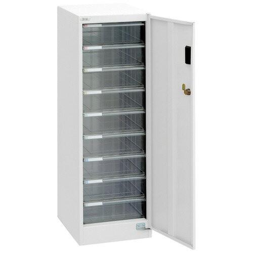 ナカバヤシ＜Nakabayashi＞ セキュリティ フロアケース A4 サイズ深型９段 AF-SM9シロ(AF-SM9-シロ)