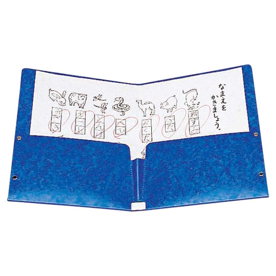 いくるん店ファイル 二つ折クリヤーホルダー Lihit Lab A3二つ折