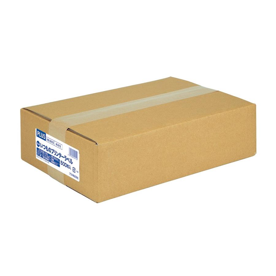 プラス(PLUS) ラベル いつものラベル 収納・案内用ラベル A4 500枚入 2×5片付10面 ME-561S48-912