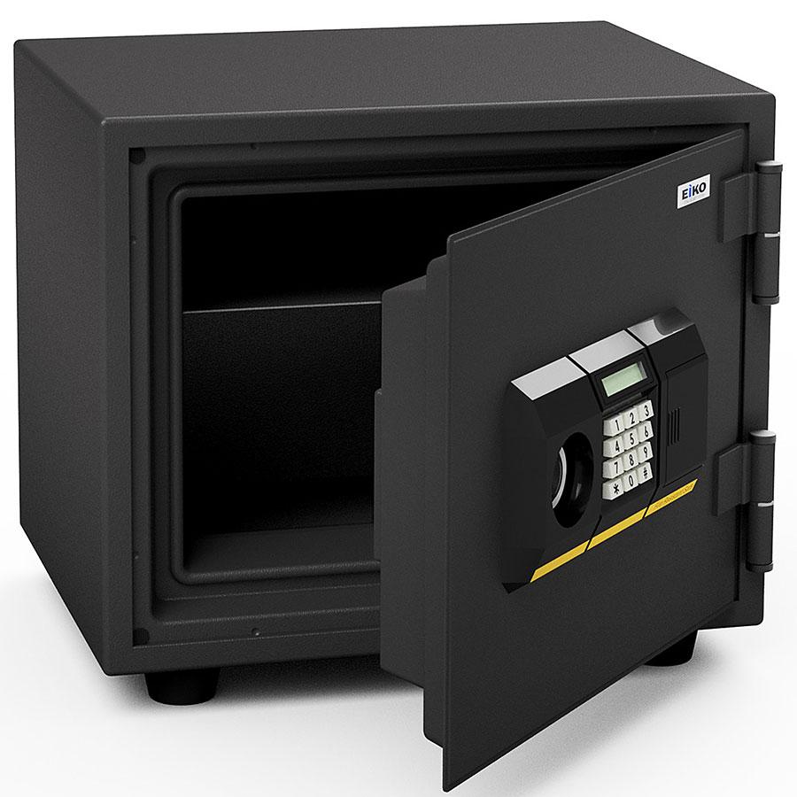 【開梱設置無料】エーコー 家庭用小型耐火金庫 STANDARD BES-9PK (テンキー&シリンダー式) A4横対応 30分耐火 21.6L 棚板1枚「EIKO」 27kg|officeland|02