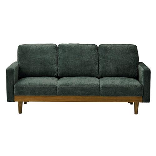 関家具 3人掛けソファ シュリンプ ブルーグレー系 関家具 sekikagu 3人掛けソファ シュリンプ ブルー 301449 : オフィス